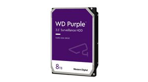 HDD, WD Purple, 3.5", 8TB, SATA III